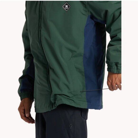 DC Men's 10K Shell Snowboard Jackets Green M - Picture 12 of 15